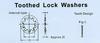 Toothed Lock Washers 2