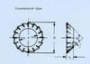Overlapping Toothed Lock Washers(countersunk type)